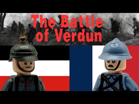 Battle of Verdun Lego World War I MOC. Cinematic showcase