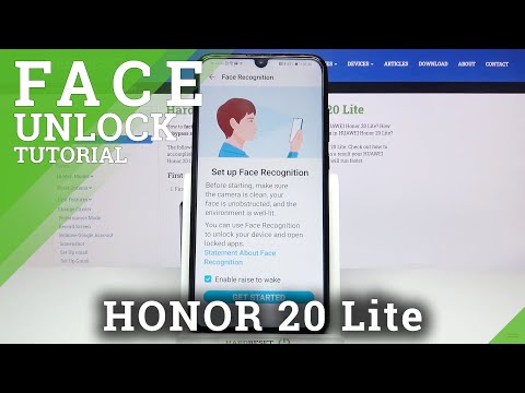 How to Set Up Face Unlock in Honor 20 Lite?
