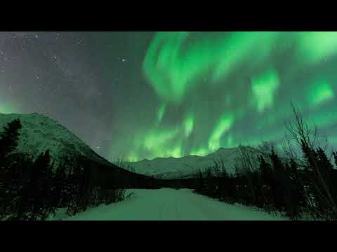 Aurora Borealis timelapse