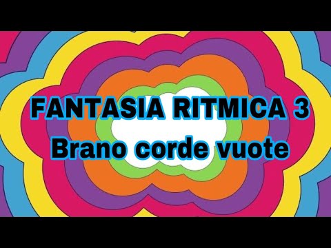 SCHERZO RITMICO N°4 - brano facile per violino (solo corde vuote) - Base con traccia guida