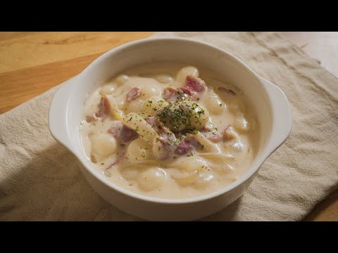 우유로만 만드는 크림 떡볶이 레시피 :: 귀여운 퓨전요리 만들기 :: 쉬운 요리 :: Cream tteockbokki recipe :: Easy fusion ricecakes