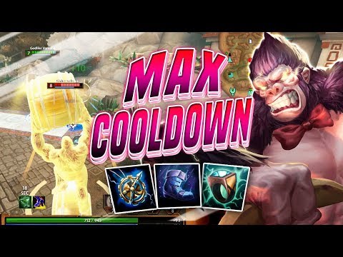 Smite: Raijin Max Cooldown Build - A Monkey Palooza!