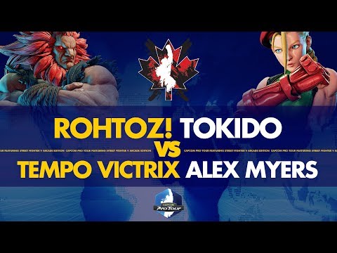 ROHTOZ! Tokido (Akuma) VS Tempo Victrix Alex Myers (Cammy) - Canada Cup 2019 Pools - CPT 2019