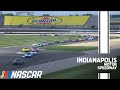 Chaos on the opening laps at Indy, several cars spin