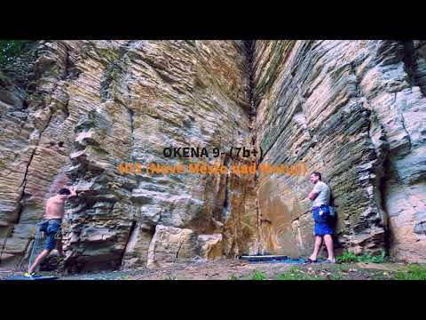Okena 9- (7b+) HIS (Nové Město nad Metují)