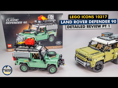 LEGO 10317 Classic Land Rover Defender 90 detailed building review part 1