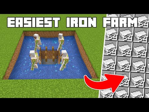 The FASTEST Iron Farm in Minecraft 1.21+ | 1450+ Iron Per Hour!