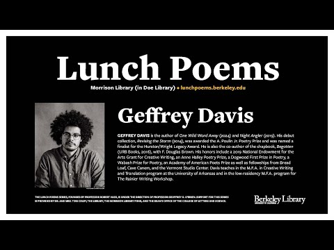 Lunch Poems - Geffrey Davis