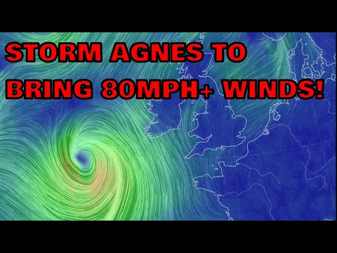 Storm Agnes To Bring 80mph+ Winds! 25th September 2023