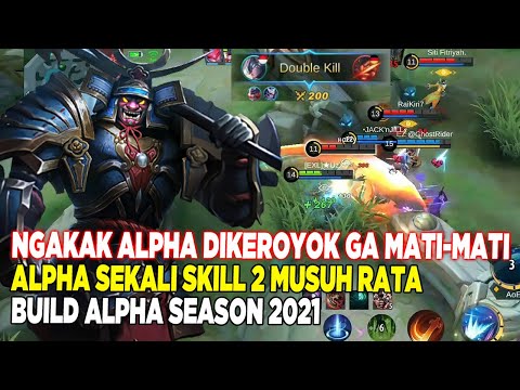 1X SHIPPED? | BUILD ALPHA HURTS 2021 AFTER BUFF | BUILD ALPHA SEASON 21 | MOBILE LEGENDS