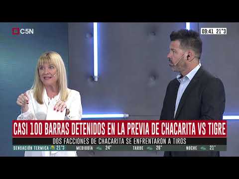 Casi 100 barras detenidos en la previa de Chacarita vs. Tigre