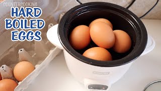 Hard Boiled Eggs In A Dash Mini Rice Cooker 🥚
