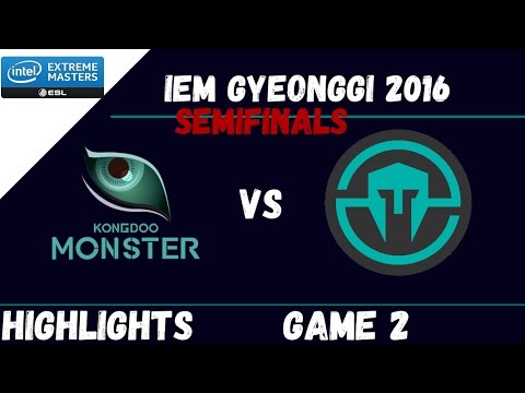 KDM vs IMT Highlights Game 2 | Semifinals | IEM Gyeonggi 2016 | Kongdoo Monster vs Immortals
