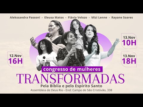 CONGRESSO TRANSFORMADAS  - SÁBADO -  12/11/22