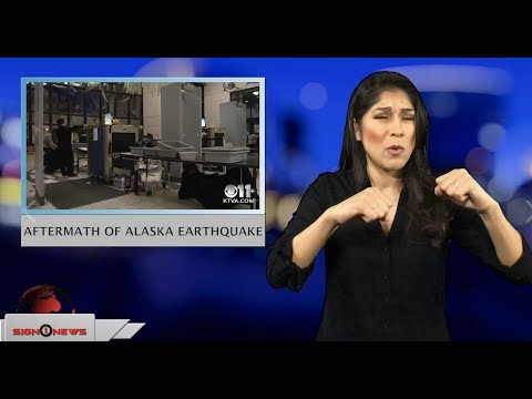 Aftermath of Alaska earthquake (ASL - 12.1.18)