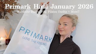 PRIMARK Haul & Try-On January 2026 | Pilates Sets, PJs, Wardrobe Basics + More!