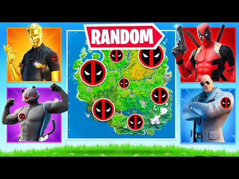 LA RANDOM BOSS CHALLENGE CON *DEADPOOL*!! Fortnite ITA