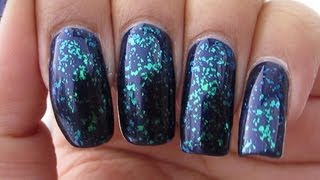 Ulta Love My Blackberry + Finger Paints Flecked (Polish in Motion)