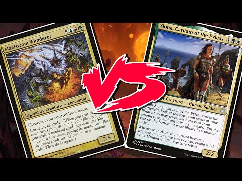 Maelstrom Wanderer vs Siona 1v1 Duel Commander | Magic the Gathering Gameplay