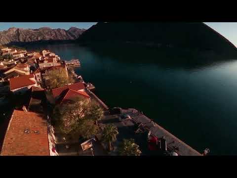 Perast drone video