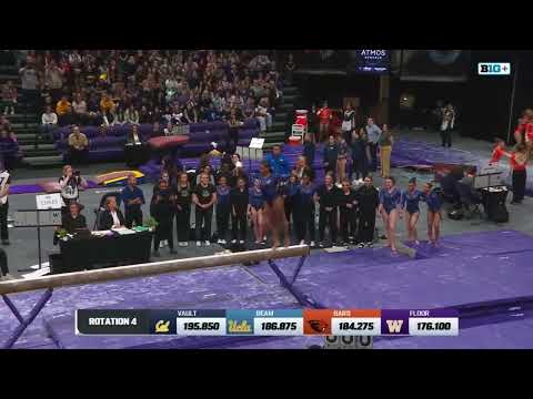 Jordan Chiles Beam UCLA @ Washington Quad 2026 9.975