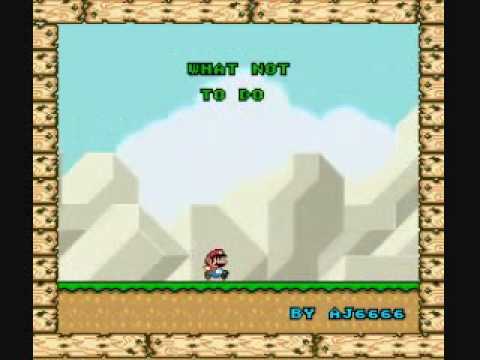 What not to do in your title screen.