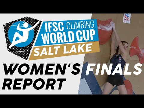 IFSC Boulder World Cup Report  Salt Lake City 2021 || Women's Boulder finals