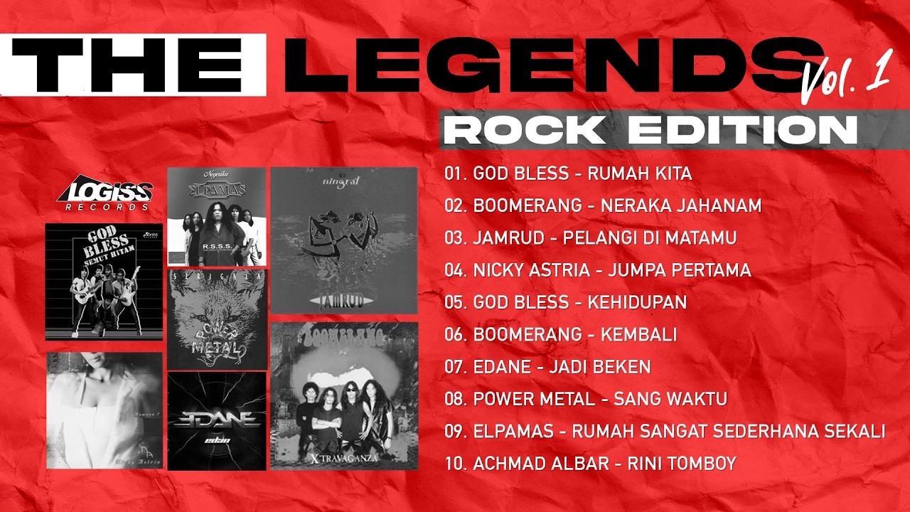 THE LEGENDS : ROCK EDITION VOL. 1 - GOD BLESS, BOOMERANG, JAMRUD