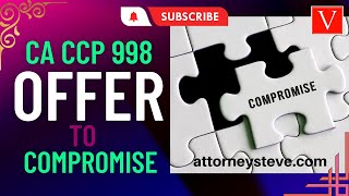 CCP 998 &quot;offer to compromise&quot; legal definition