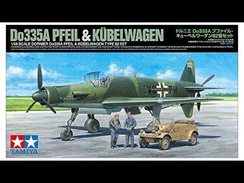 Tamiya Dornier Do 335 full build.