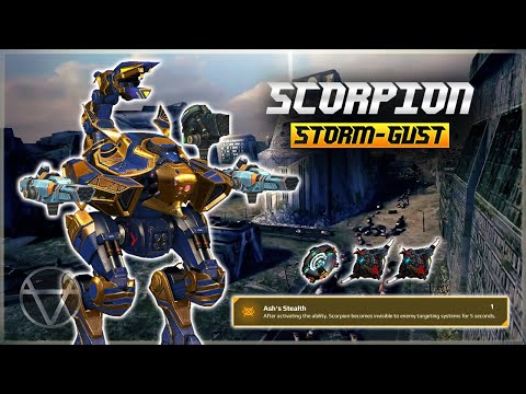[WR] 🔥 Storm Gust SCORPION - Gameplay | War Robots (4K)
