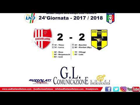 Fontanellatese vs Fontanellato 2-2 - All goals - Seconda Categoria 06/05/2018