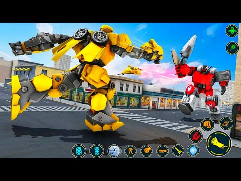 Dolphin 🐬 Robot Multiple Transform Wars: Car Drone Flying Dolphin Robot Game #4 - Android Gameplay