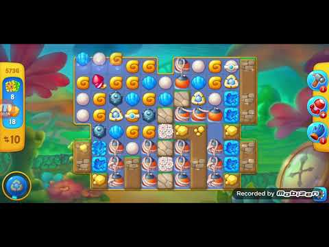 fishdom gameplay/ level 5736 / It is like the ads? / thank you /