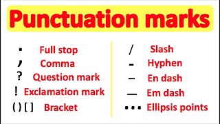 PUNCTUATION 📚 | English Grammar | How to use punctuation correctly