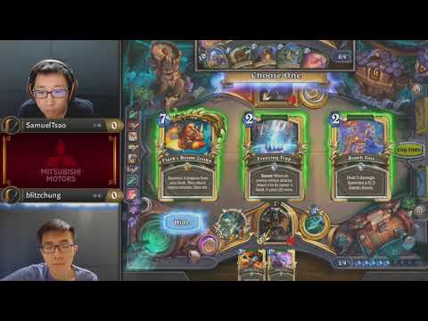 《爐石戰記》亞太區大師職業賽 - 第四周第二天 | SamuelTsao vs blitzchung