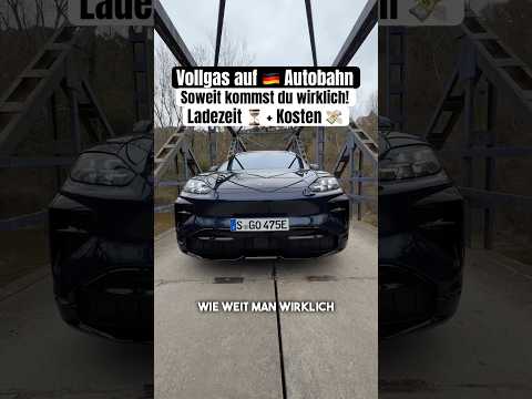E-Auto: Vollgas Test auf 🇩🇪 Autobahn, Kosten, Ladedauer