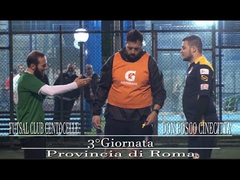PROVINCIA DI ROMA 3°Giornata - Futsal Club Centocelle - Don Bosco Cinecittà 1-1