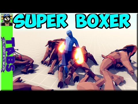 Tough! Super Boxer vs Every Unit + MOD UNITS - TABS MODS