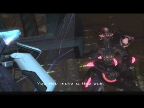 Xenosaga III HD Cutscene 003 - Dogfight (S-Line Division) - JAPANESE