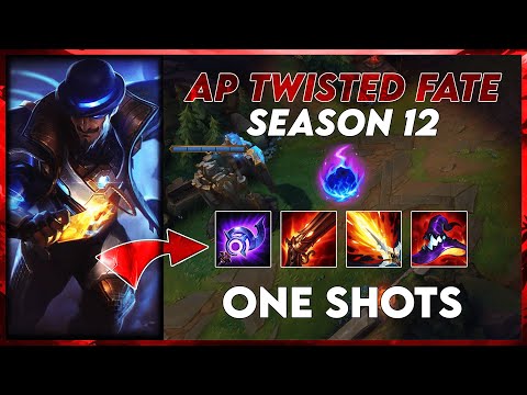 AP TWISTED FATE MID ONE SHOT BUILD | League of Legends Season 12