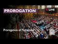 Prorogation of Parliament