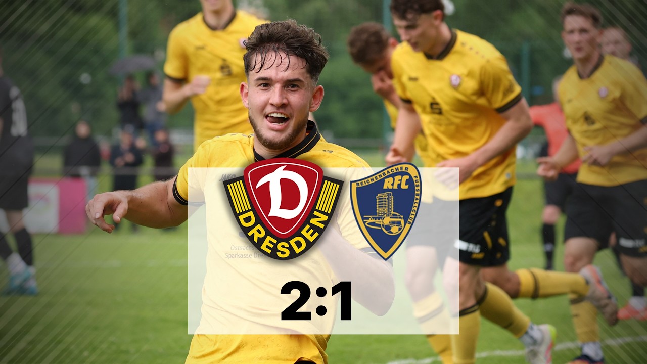 Highlights im Video: Dynamo Dresdens U23 feiert Meisterschaft und Aufstieg