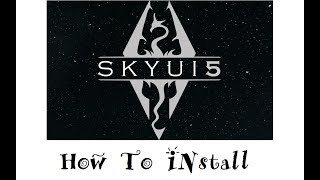 How to install SkyUI & SKSE for Skyrim Special Edition 2017 (Include Update 15 and 1.15.23)