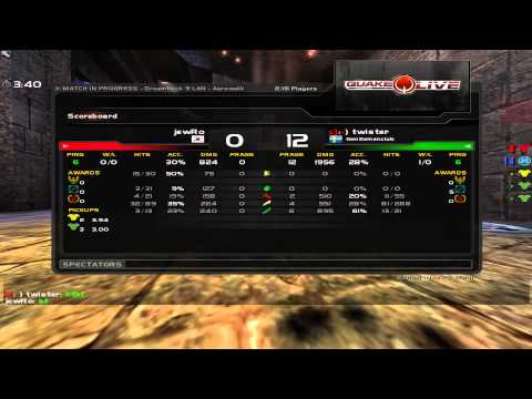 twister vs jewRo - DreamHack Winter 2013 Group D Round 4 (Quake Live VOD)