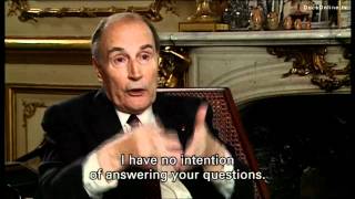 President Mitterrand gets angry
