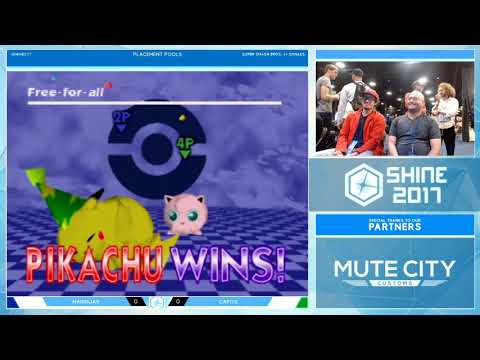 Smash 64: Mariguas (Pikachu) V Capos (Jigglypuff) - Shine 2017 Tourney