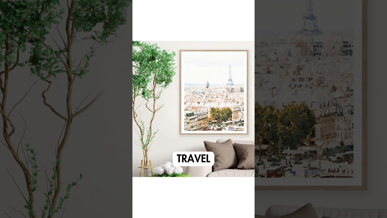 Put Your Travels on Your Wall: Your Memories Make Great Wall Art: Travel Printable Artwork Paintings