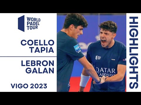 FIERCE FIGHT FOR NUMBER ONE RANK | Coello/Tapia VS Lebron/Galan | Vigo 2023 | Padel Flashback