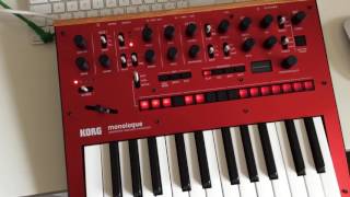 Video thumbnail for Korg Monologue (Red) - First Impressions by Spencer Bruce